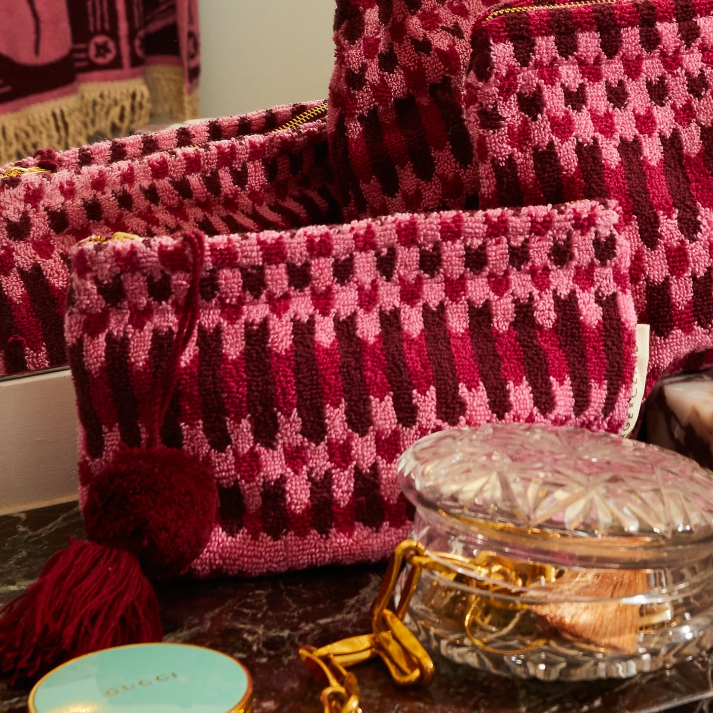 Sage & Clare, Terry Beauty Bags