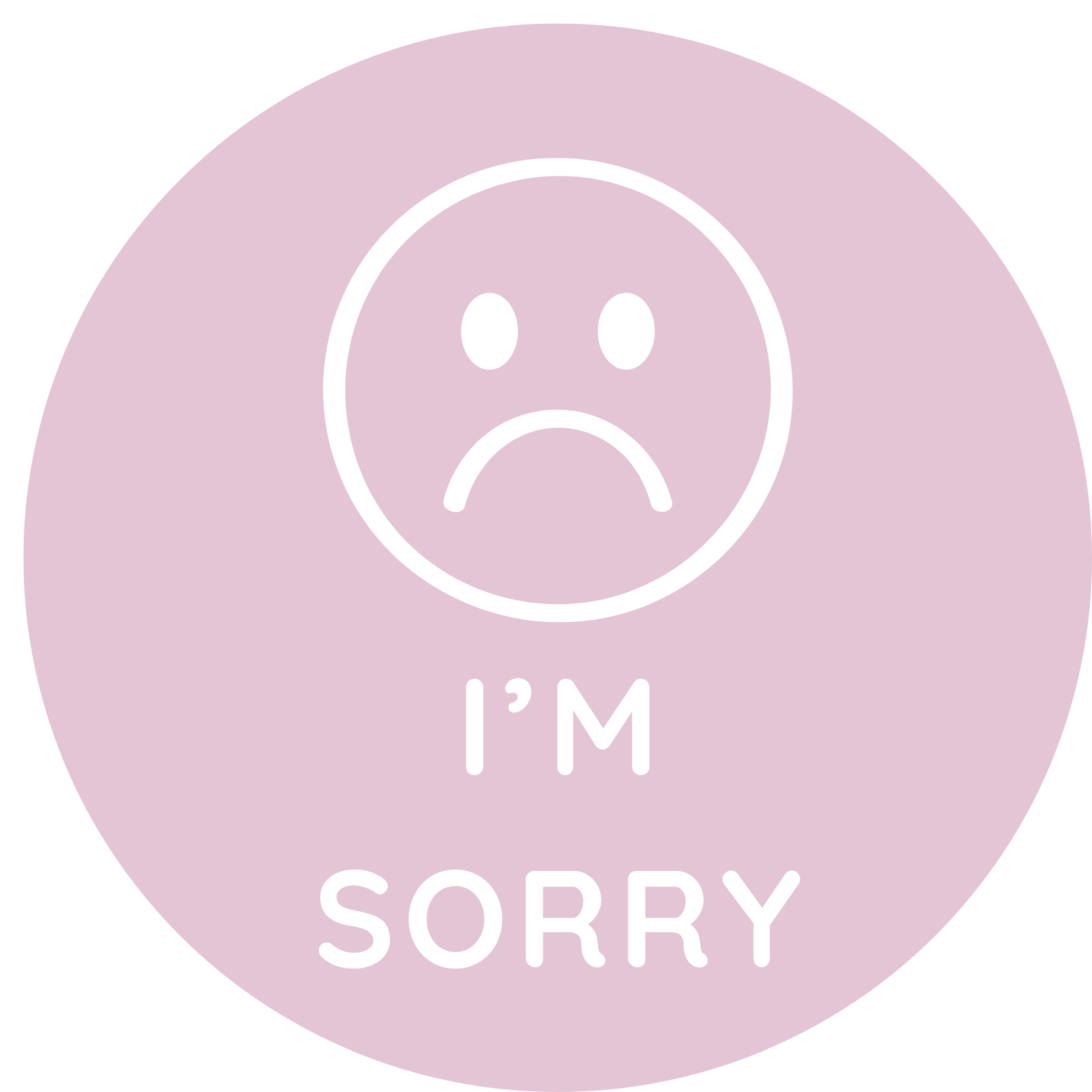 I'm Sorry