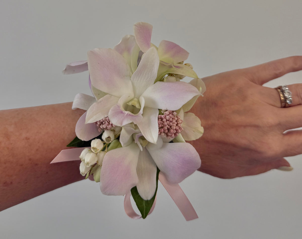 Formal Wrist Corsage and buttonhole combo
