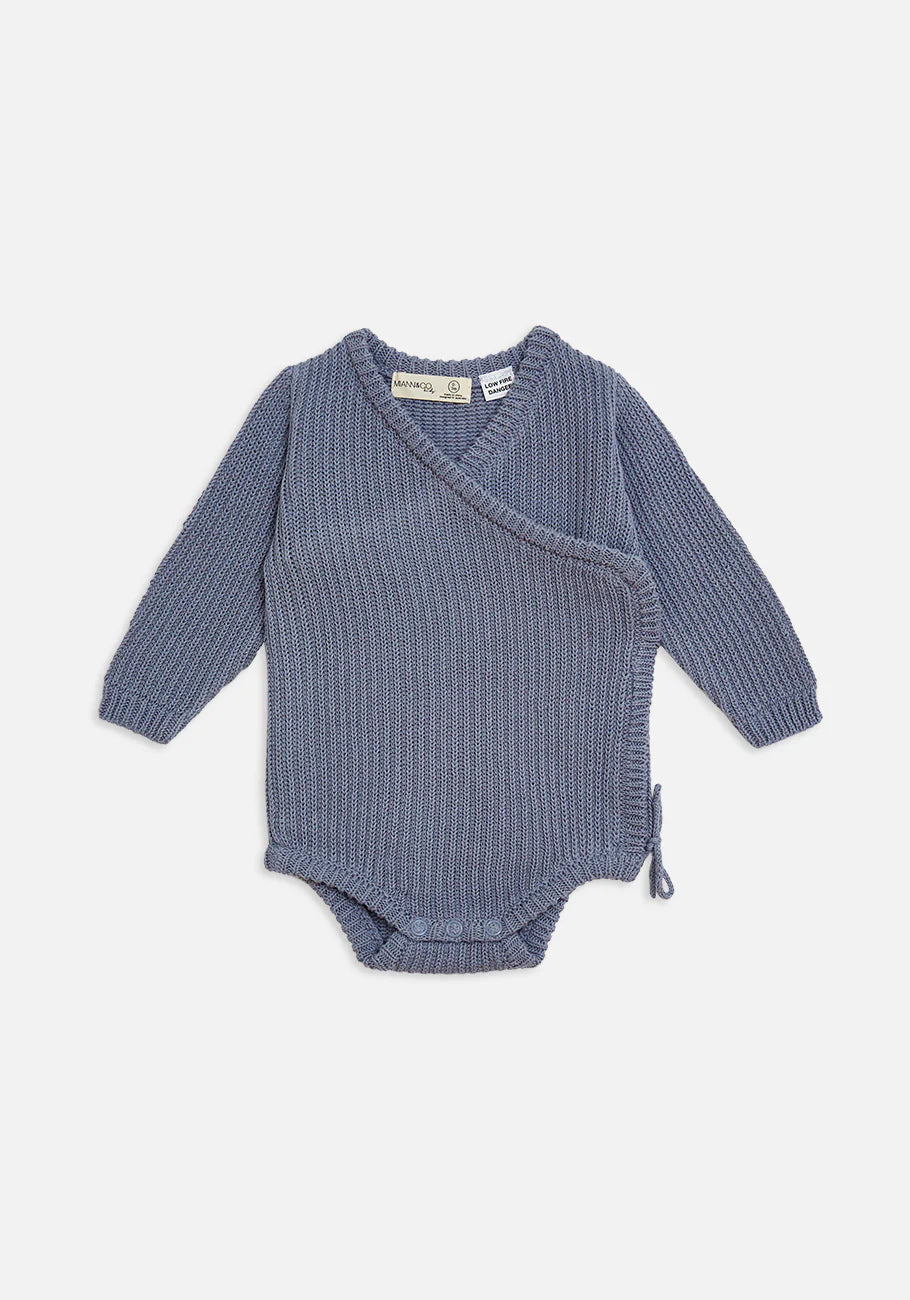 Miann & Co, Baby Cable Knit Long Sleeve Bodysuit