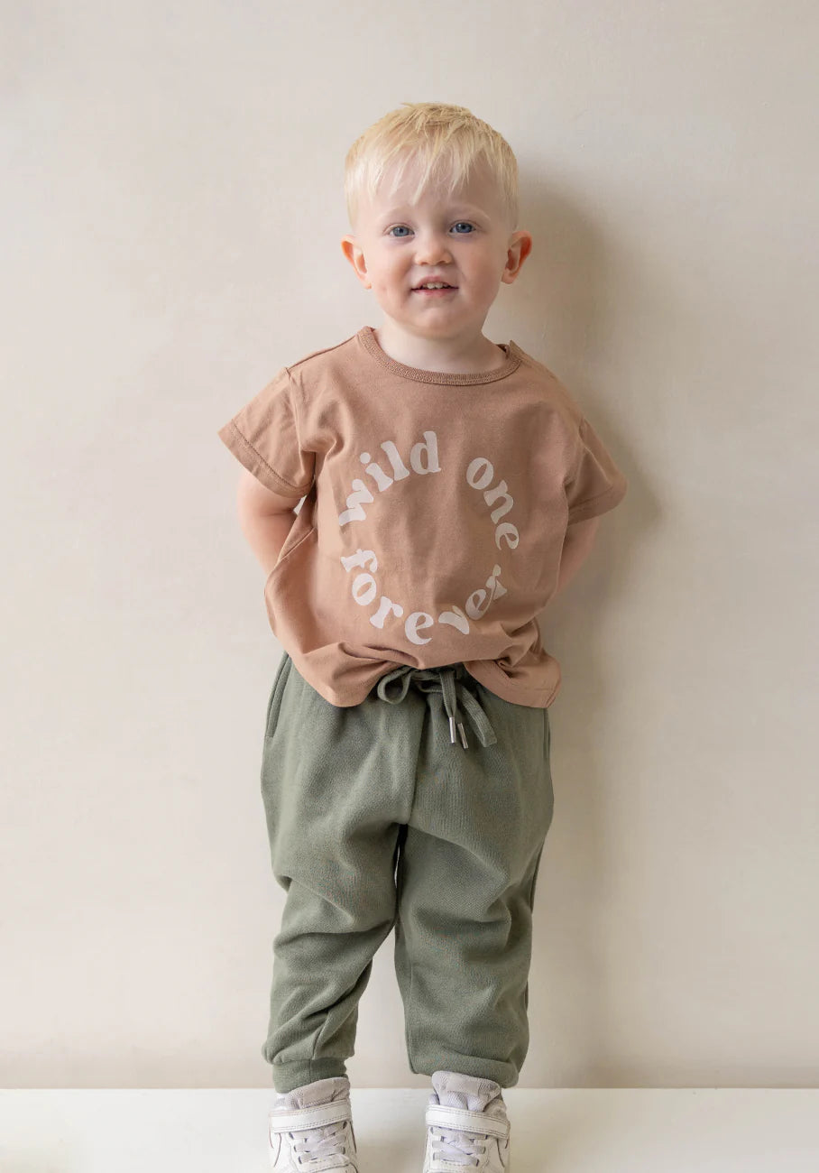 Miann & Co, Baby Boxy T-Shirt | Wild One