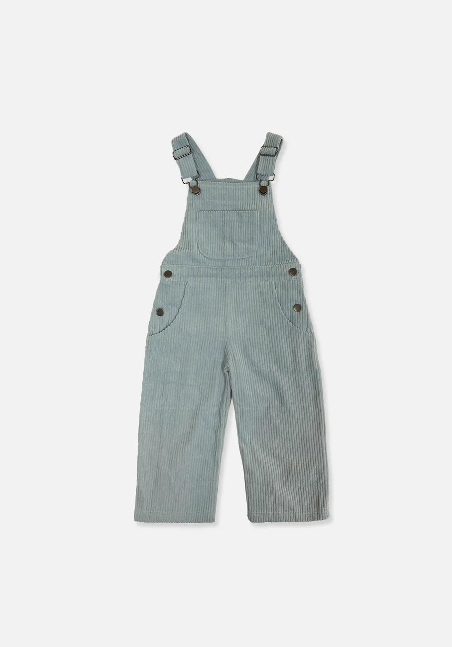 Miann & Co, Baby Cord Overall | Ocean Fog