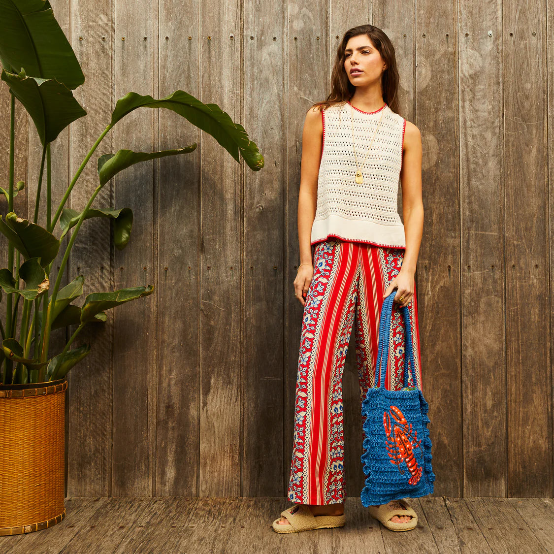 Sage & Clare, Crochet Tote Bag