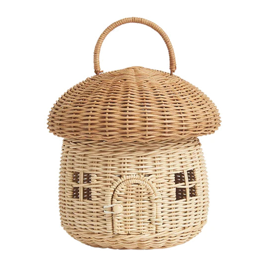 Olli Ella Rattan Mushroom Basket