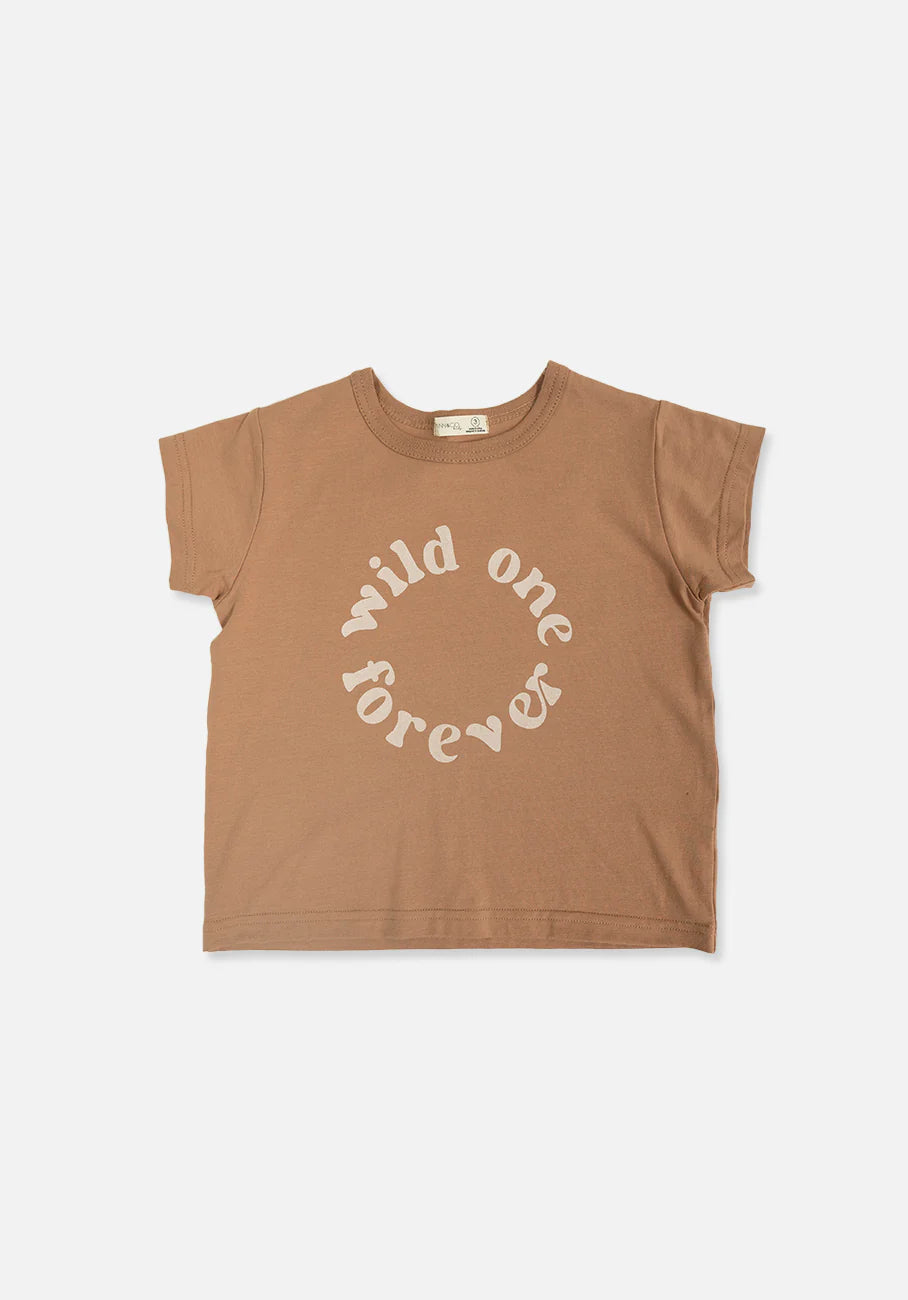 Miann & Co, Baby Boxy T-Shirt | Wild One